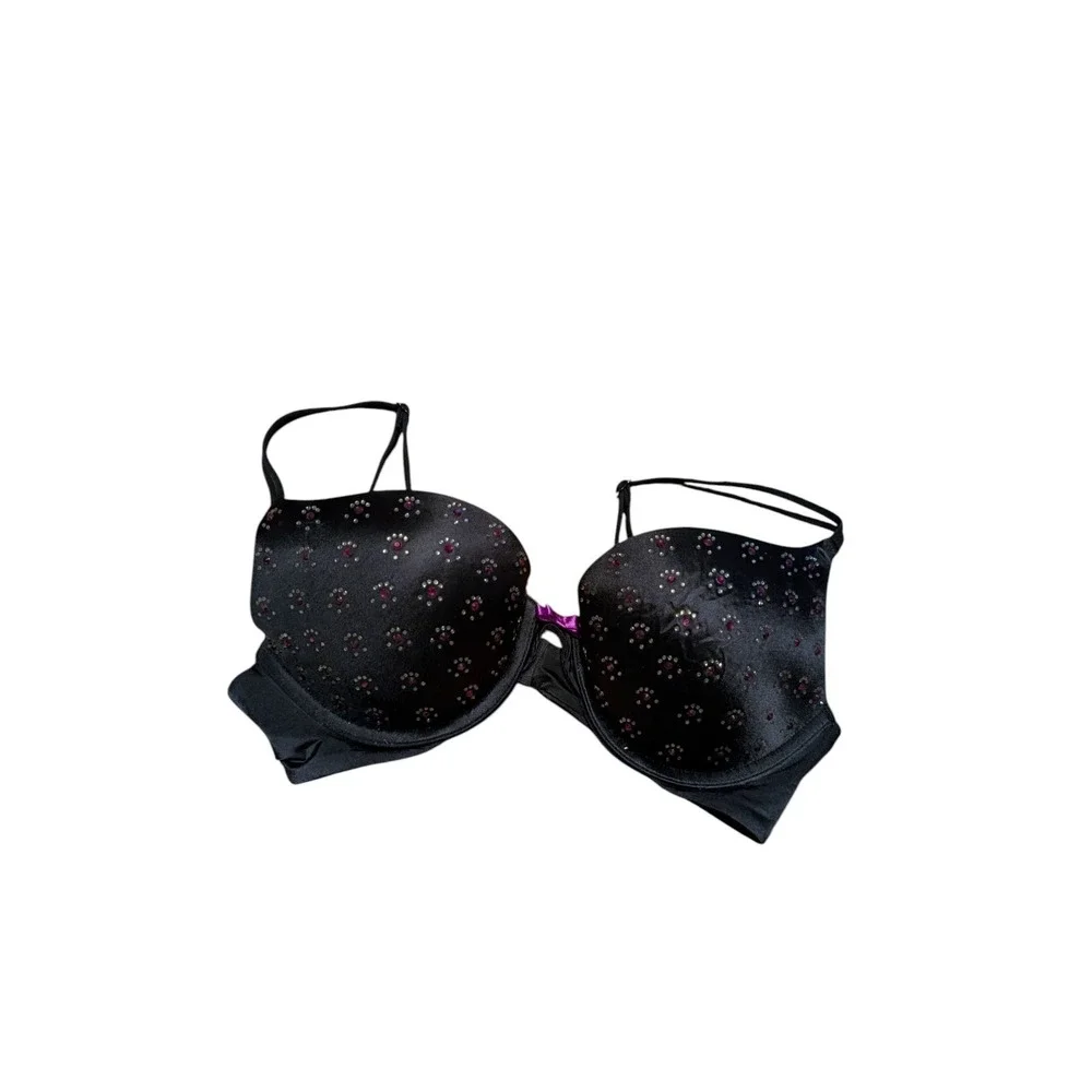 Victoria's Secret VS Very Sexy Swarovski crystal bling push up bra 36b